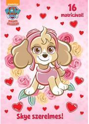 JCS Média Mancs őrjárat: Skye szerelmes! színező füzet matricákkal