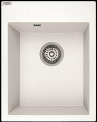 Laveo PICO egymedencés fehér mosogató helytakarékos szifonnal (SRO_610Y) - watermarkt