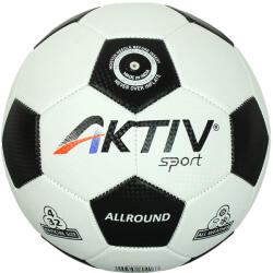 AktivSport Futball labda Aktivsport ALLROUND fehér-fekete méret: 4