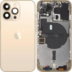 Apple Piese si componente Capac Baterie Apple iPhone 13 Pro, Cu Carcasa Mijloc, Auriu, Swap (cap/ai13pro/cu/au/sw) - pcone