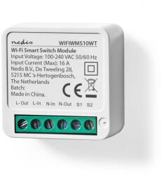 Nedis SmartLife Wi-Fi kapcsolómodul (WIFIWMS10WT) (WIFIWMS10WT) (WIFIWMS10WT)