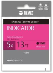 TIEMCO Indicator Tapered Leader 13ft 4X vékonyodó legyező előkezsinór