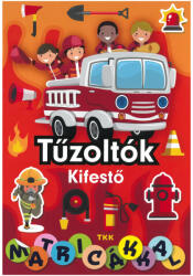 TKK Tűzoltók kifestőfüzet matricákkal 16+2 oldal