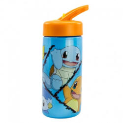 Exity Műanyag Szívószálas Palack - 410 ml Pokémon
