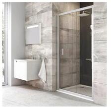 RAVAK Blix BLDP2 zuhanyajtó 110x190 cm jobbos szatén, transparent (RAV-0PVD0U00Z1)