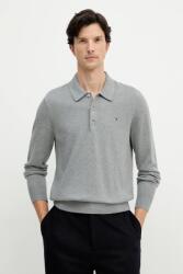 Tommy Hilfiger pulóver kasmír keverékből könnyű, sötétkék, MW0MW36519 - szürke XXL