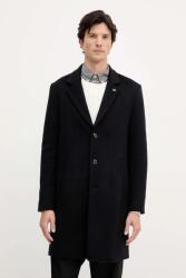 Tommy Hilfiger gyapjú kabát fekete, MW0MW40768 - fekete L