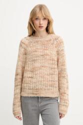 BOSS Orange gyapjú pulóver - bézs XL - answear - 59 990 Ft