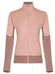 icebreaker Merino Blend 300 RealFleece Descender LS Zip Women Hanorac SUMMIT/BLUSH/CB S