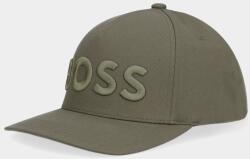 BOSS pamut baseball sapka - zöld Univerzális méret - answear - 17 190 Ft