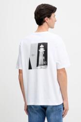 BOSS Orange pamut póló - fehér XL - answear - 18 790 Ft