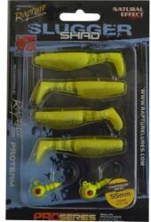 Rapture Slugger Shad Set 55glowing 4+2db/csg, Műcsali szett