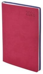 TopTimer Határidõnapló TOPTIMER Madeira M021 A/5 napi fehér lapos rózsa-lila 2026 (T021M-0EL) - tonerpiac