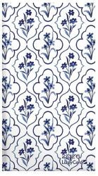 LIZZY CARD Zsebnaptár LIZZY CARD fekvõ keménytáblás Flowers pattern 2026 (21788) - tonerpiac