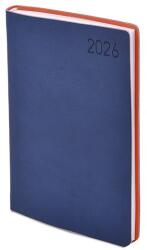 TopTimer Határidõnapló TOPTIMER Madeira M021 A/5 napi fehér lapos kék-narancs 2026 (T021M-04N) - tonerpiac