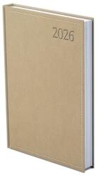 TopTimer Határidõnapló TOPTIMER Traditional T022 B/6 napi fehér lapos bézs 2026 (T022T-007) - tonerpiac