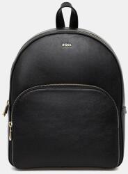 HUGO BOSS bőr hátizsák fekete, kis, sima, 50552169 - fekete Univerzális méret