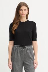 BOSS gyapjú póló - fekete M