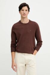 Tommy Hilfiger pulóver kasmír keverékből könnyű, bordó, MW0MW28046 - barna XL - answear - 38 990 Ft