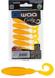 Biwaa TailGunR Curly 3, 5" 9 cm Motor Oil 022 Gumihal 7 db/csg