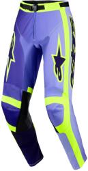 Alpinestars Pantaloni motocross Alpinestars Racer Portl violet-galben fluo (AIM171-0283)