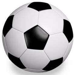 Magic Toys Fekete-fehér focilabda 23cm-es