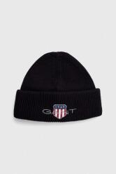 Gant sapka gyapjú keverékből vastag, fekete - fekete Univerzális méret