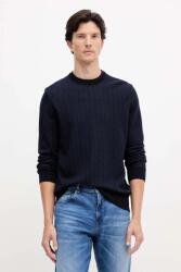 HUGO BOSS pulóver gyapjúkeverékből könnyű, sötétkék, 50549985 - sötétkék M