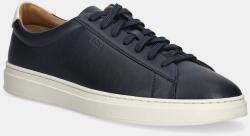 BOSS bőr sportcipő Kieran - sötétkék Férfi 41