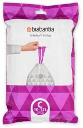 Brabantia Saci pentru gunoi C PERFECTFIT 10-12 l, 40 buc, Brabantia (BRAB137945)