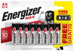 Energizer MAX LR6 AA elem 12db/csomag (ár/csomag) (7638900437799)