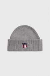 Gant sapka gyapjú keverékből vastag, szürke - szürke Univerzális méret