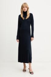 HUGO BOSS gyapjú ruha - sötétkék XS