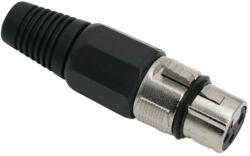  XLR aljzat 3 pólusú (05193)