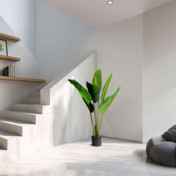  Műnövény dekoráció - banánlevél fa - zöld - 1, 2 m (11905A)