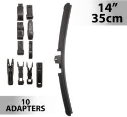 Ablaktörlő 14"/35 cm - 10 db adapterrel (55734N)