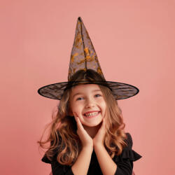 Family Halloween-i boszorkány kalap - 4 szín, poliészter - 38 x 34 cm (58153B) - platinashop