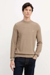 BOSS Orange pulóver kasmír keverékből könnyű, fekete, 50527584 - bézs S