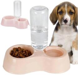  Kutyatál vízadagolóval, dupla