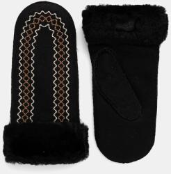 Ugg velúr kesztyű - fekete S/M