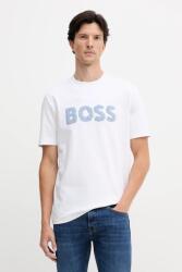 BOSS Orange pamut póló - fehér L - answear - 17 190 Ft