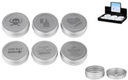 Angelo Kör alakú zsebhamutál, csikkölővel - 6 különböző minta - egész doboz (A-400804-egész tálca)