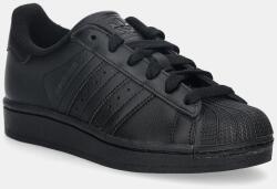 adidas Originals bőr sportcipő Superstar II - fekete 36 2/3