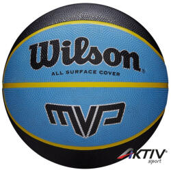 Wilson Kosárlabda Wilson MVP gumi 7-es méret fekete-kék (WTB9019XB07) - aktivsport