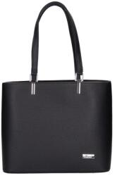 Karen fekete erezett rostbőr női válltáska 9460 halina