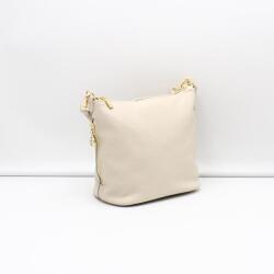  Bőr bézs erezett kicsi női kézi / válltáska