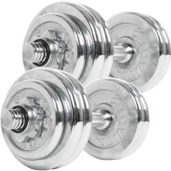 MOVIT Egykezes súlyzó szett 30 kg krómozott (20040342) - gorillasports