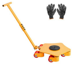 VEVOR Bútorszállító kocsi 4 tonna teherbírású szállító kocsi görgős szállító fogantyúval 360°-ban forgatható