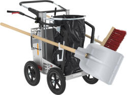  Picobello City hulladékgyűjtő kocsi, mozgatható szemeteszsáktartóval és eszközökkel