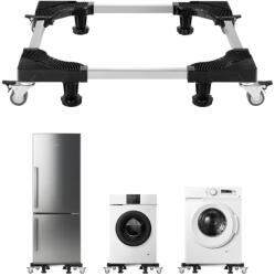 VEVOR Állítható mosógép- és hűtőszekrény-állvány 500 kg teherbírású bútorszállító kocsi 91x91x11 cm